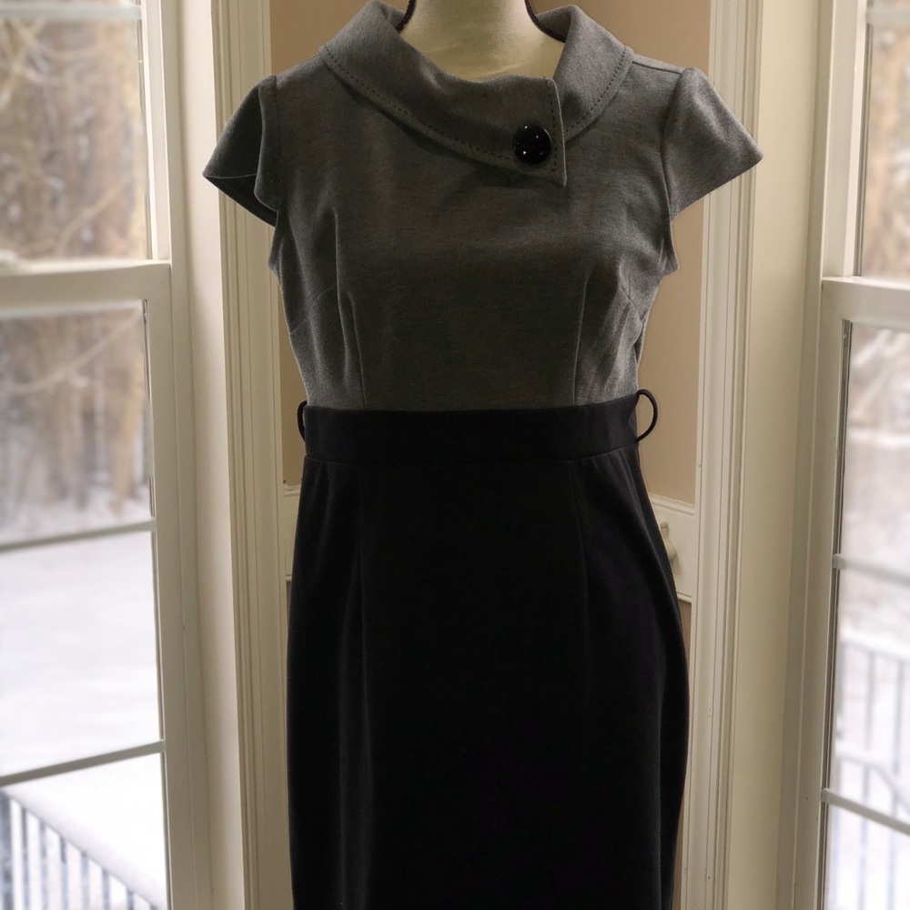 Black and Gray Dress